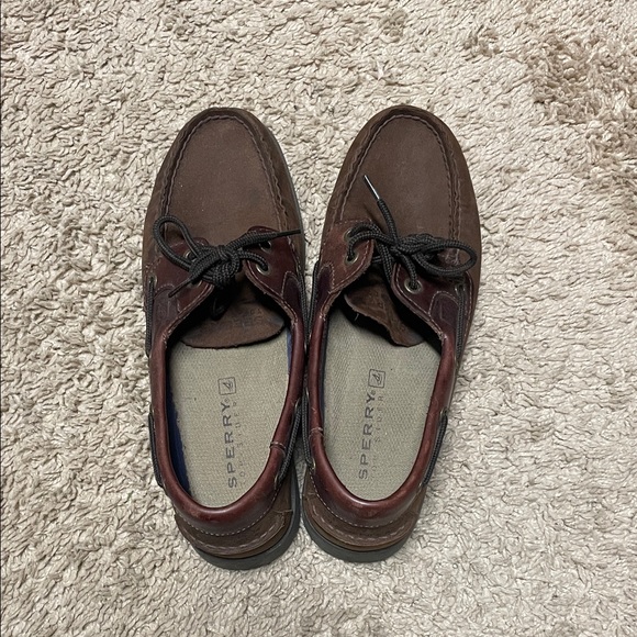 Sperry Men's Dark Brown Boat Shoes - Picture 1 of 6